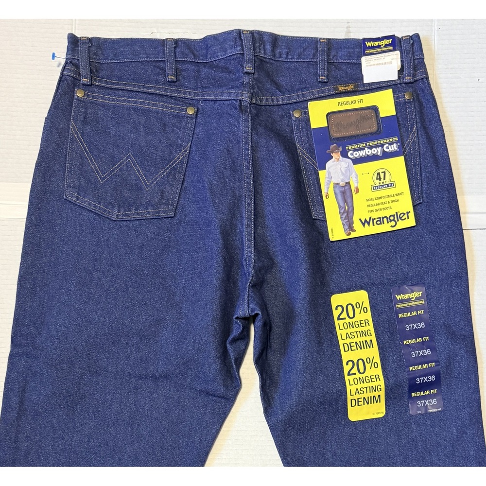 WRANGLER Cowboy Cut - Men's Jeans - Regular Fit Bootcut 47MWZMW - 37x36 NWT NEW